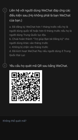 Quét mã QR để hoàn tất đăng ký