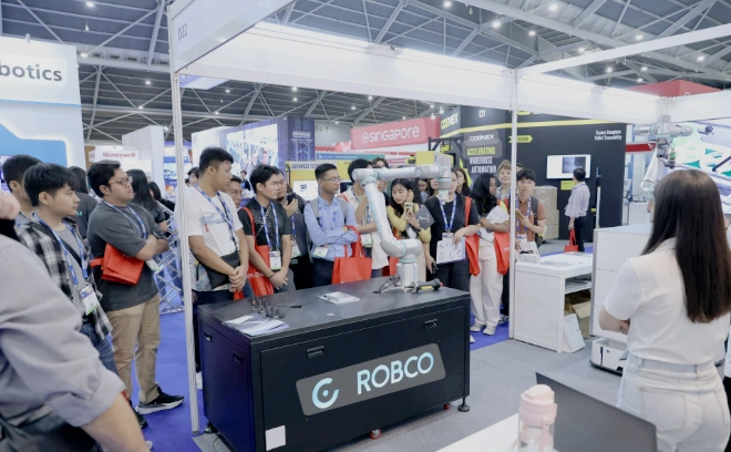 Khách tham quan triển lãm "CeMAT Southeast Asia 2024". Ảnh: CeMAT Southeast Asia